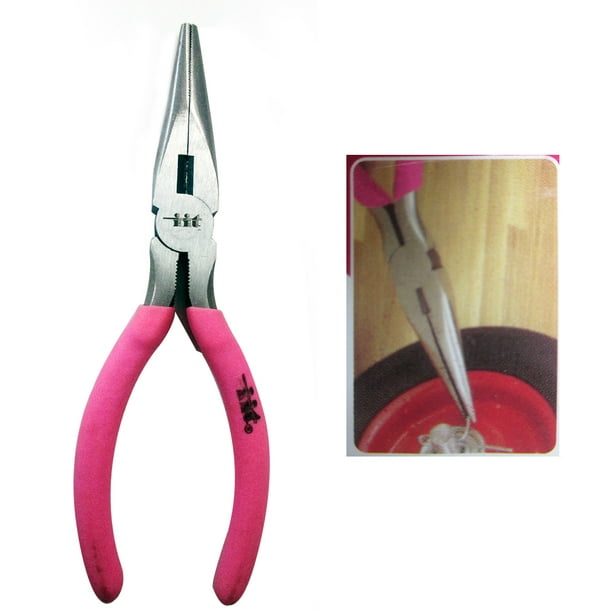 Precision Pliers Craft Small Long Nose End Cut Bent Nose Side Cut Tweezers